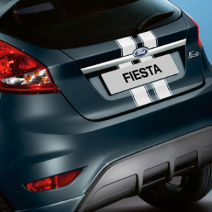 Okrasne letve za pokrov motorja in prtljažna vrata, bele barve